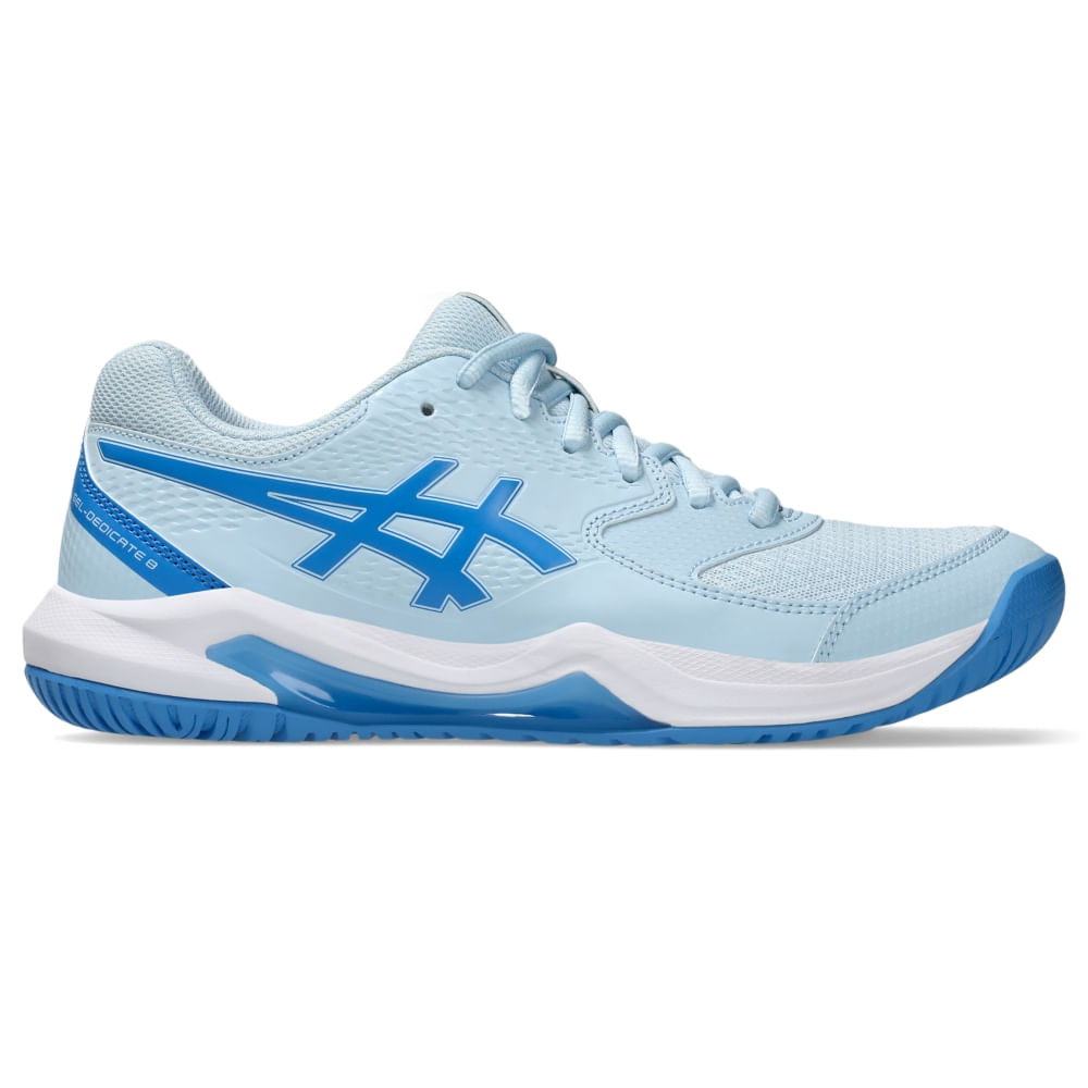 Tênis ASICS Gel-Dedicate 8 - Feminino - Azul/Azul