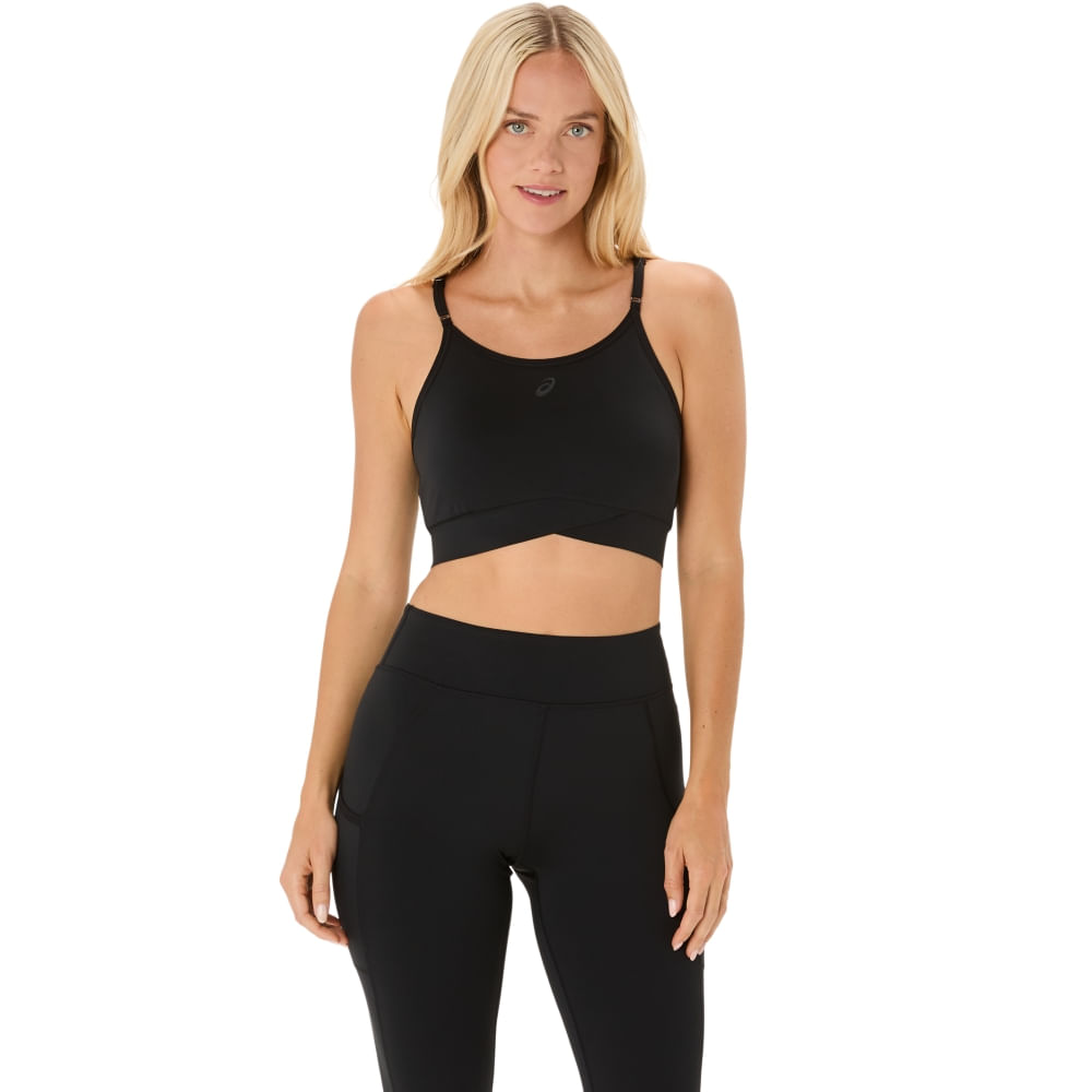 Top ASICS Nagino Flex Adjustable - Feminino - Preto - tam: G