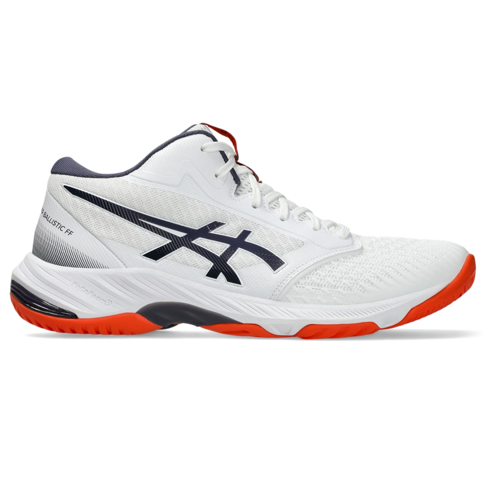 Tênis ASICS Netburner Ballistic FF MT 3 - Masculino - Branco/Azul - tam: 39 Menor preço em Tênis ASICS Netburner Ballistic FF MT 3 - Masculino - Branco/Azul - tam: 39
