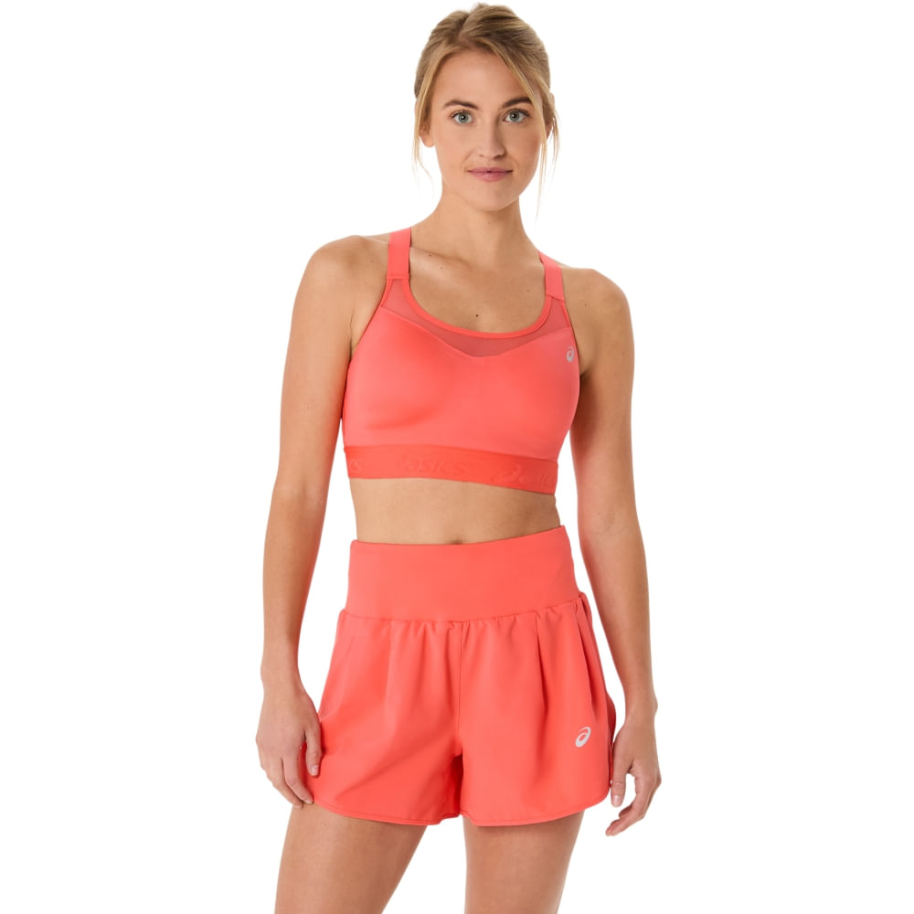 Top ASICS Road Combination – Feminino – Rosa