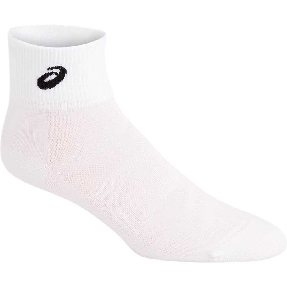 Meia ASICS Easy Quarter - Pack com 3 pares - Unissex - Branca - tam: M Menor preço em Meia ASICS Easy Quarter - Pack com 3 pares - Unissex - Branca - tam: M