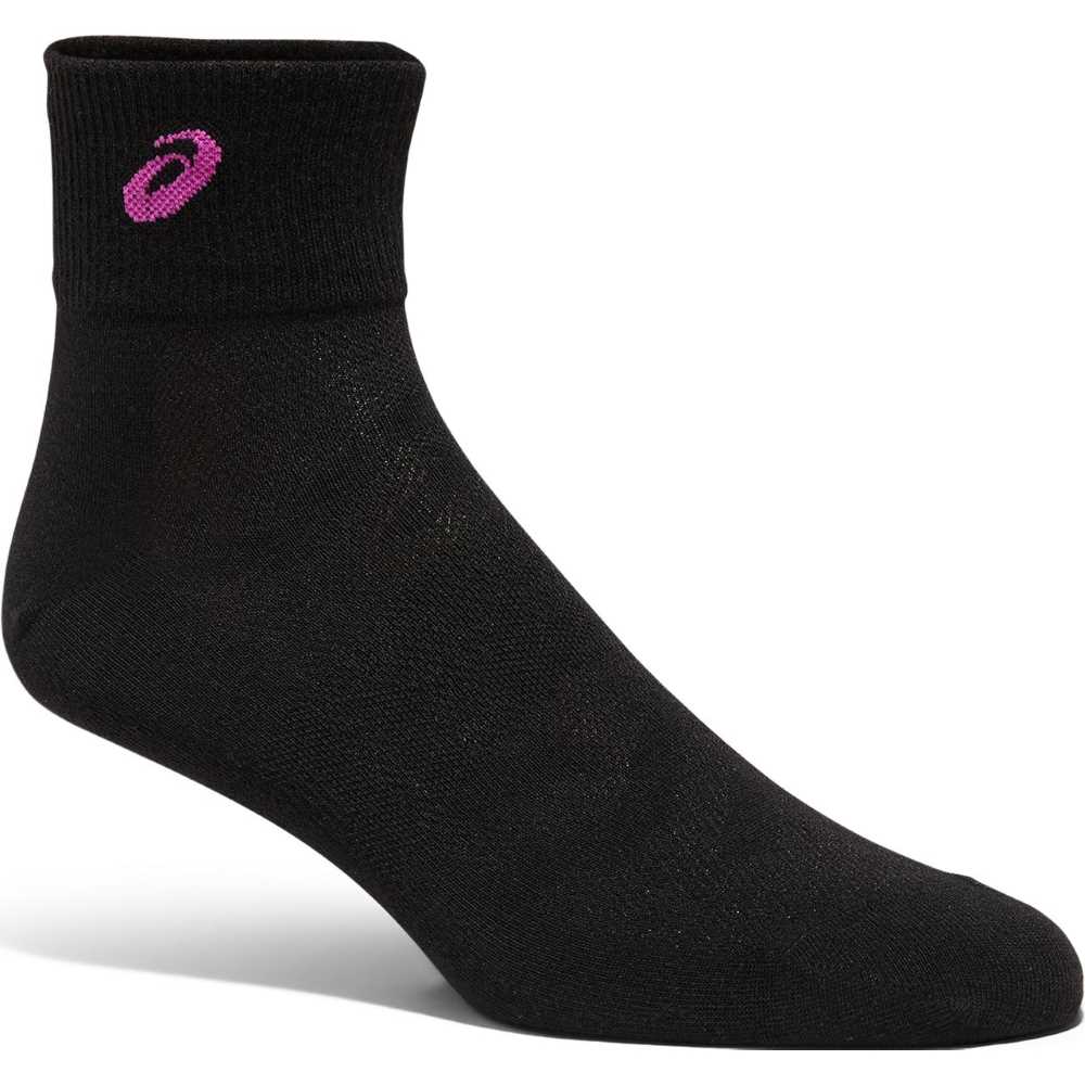 Meia ASICS Easy Quarter - Pack com 3 pares - Unissex - Preta - tam: M Menor preço em Meia ASICS Easy Quarter - Pack com 3 pares - Unissex - Preta - tam: M