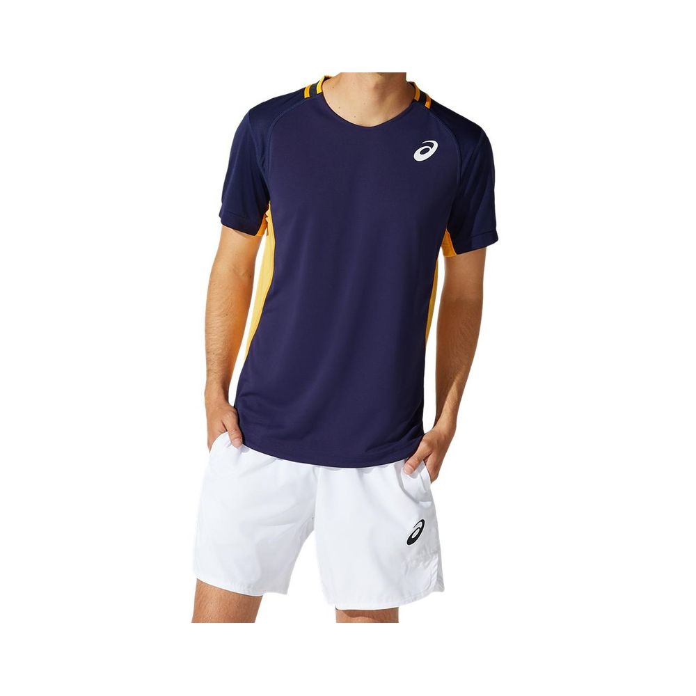 Camiseta ASICS Match - Masculino - Azul Marinho