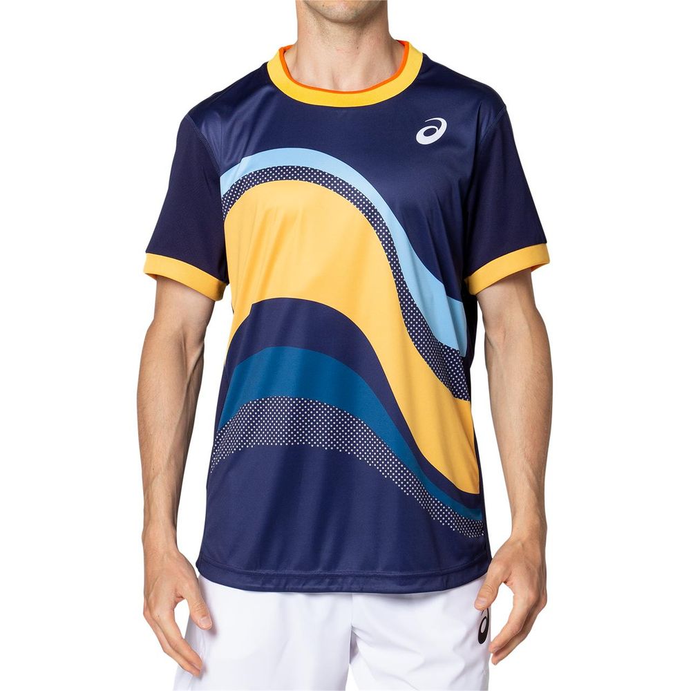 Camiseta ASICS Match GPX - Masculino - Azul Marinho
