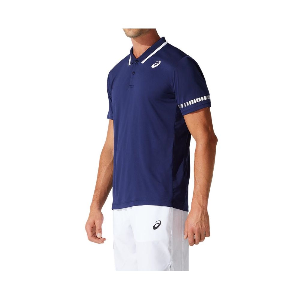 Camisa Polo ASICS Court - Masculino - Azul Marinho