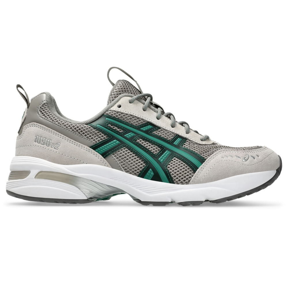 Tênis ASICS GEL-1090 V2 - Unissex - Cinza/Verde