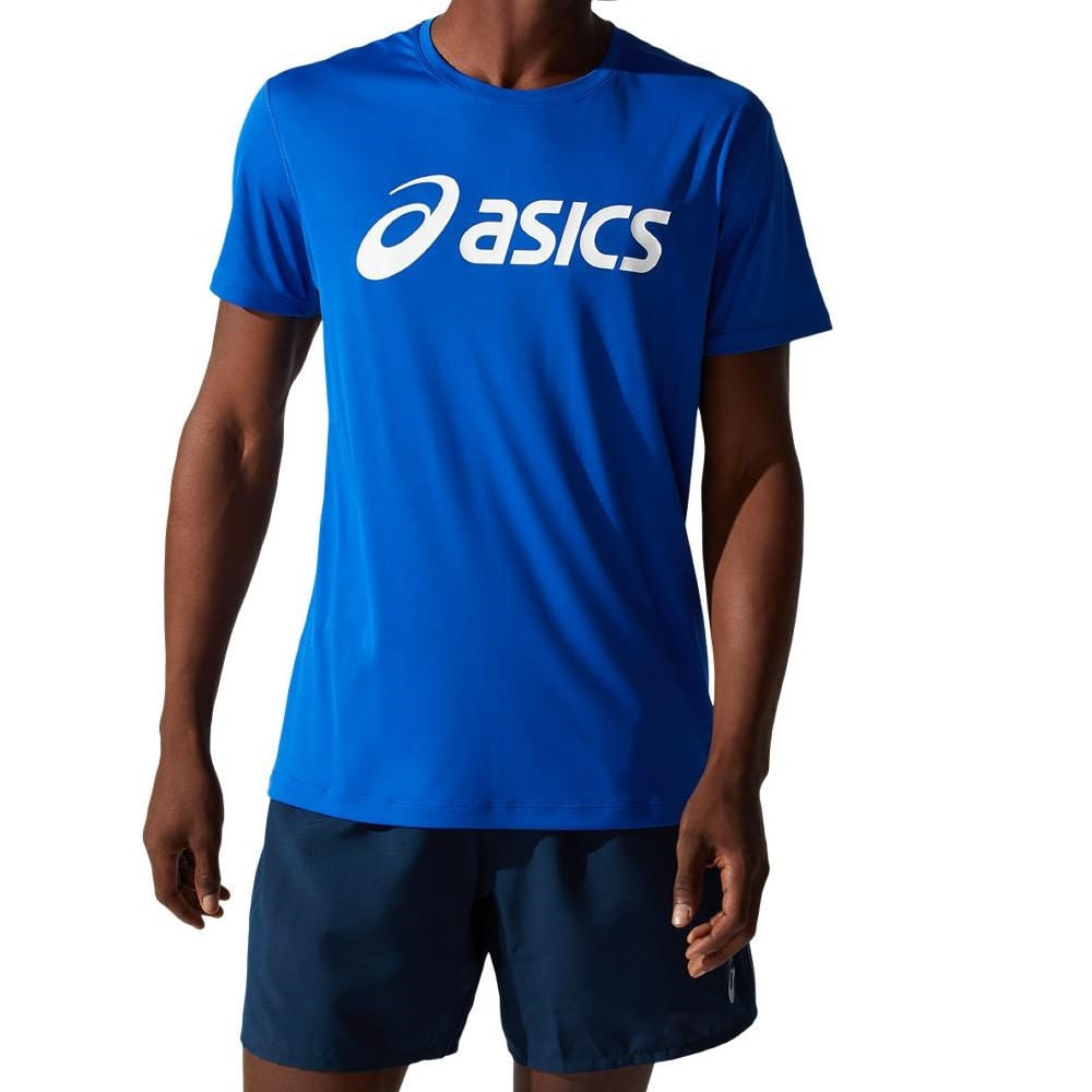 Camiseta ASICS Silver Top - Masculino - Azul