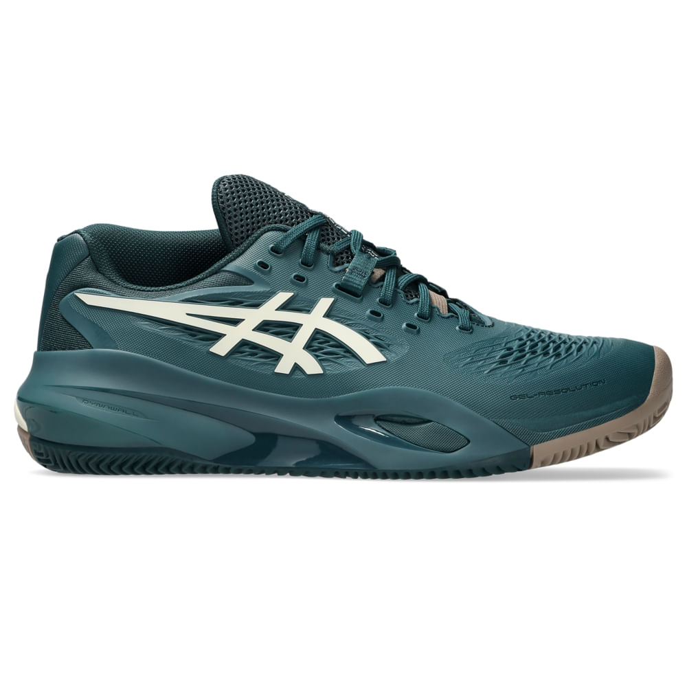 Tênis ASICS Gel-Resolution X Saibro - Masculino - Verde/Bege