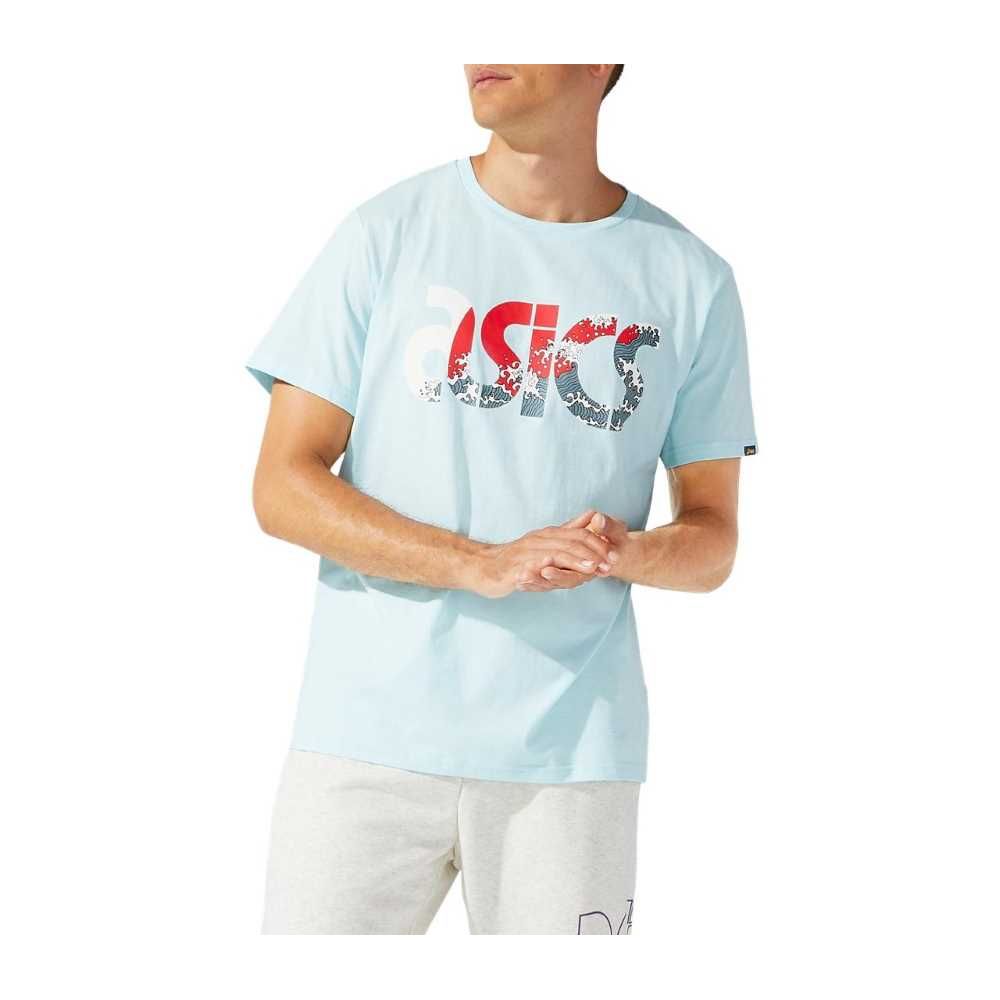 Camiseta ASICS JSY JPN BL - Masculina - Azul - tam: P Menor preço em Camiseta ASICS JSY JPN BL - Masculina - Azul - tam: P