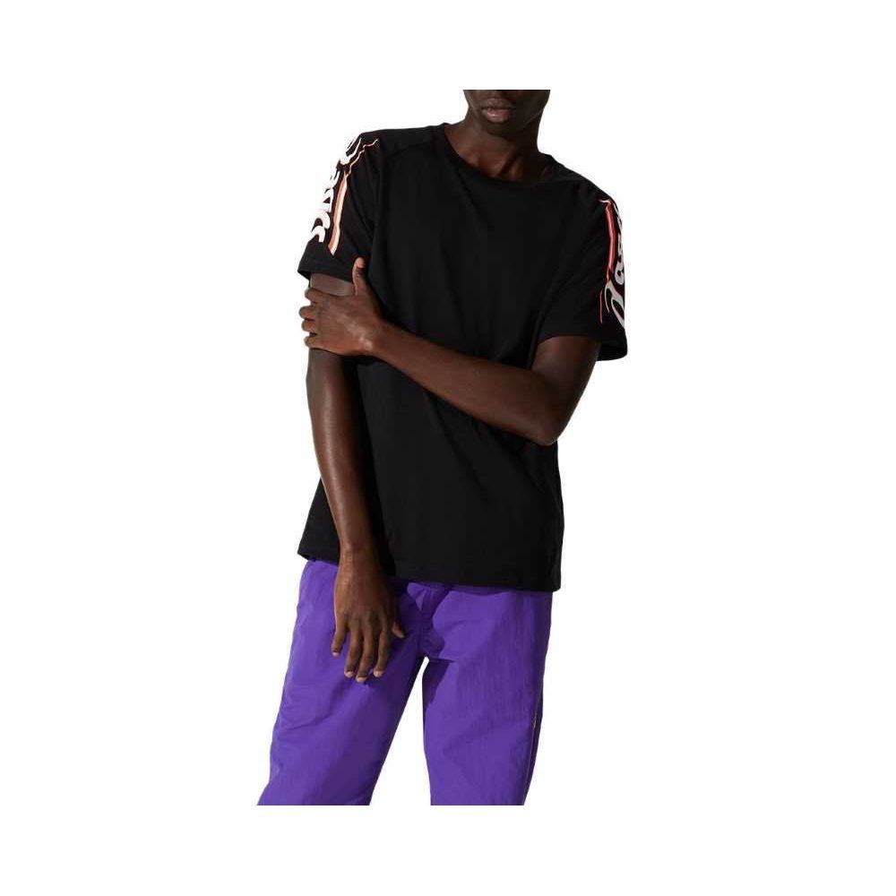 Camiseta ASICS JSY Tape GPX - Masculina - Preta - tam: PP Menor preço em Camiseta ASICS JSY Tape GPX - Masculina - Preta - tam: PP