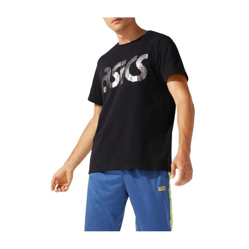 Camiseta ASICS JSY FOIL BL - Masculina - Preta - tam: P Menor preço em Camiseta ASICS JSY FOIL BL - Masculina - Preta - tam: P