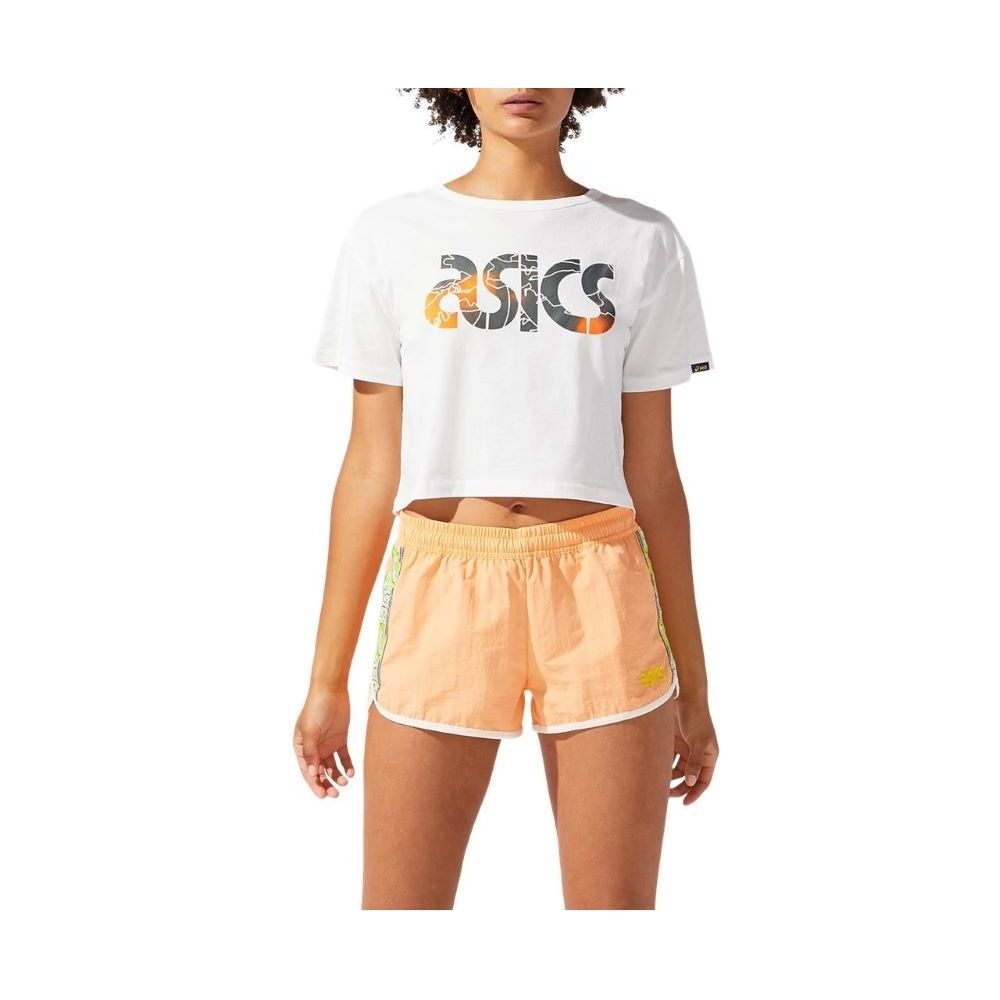 Camiseta ASICS JSY GPX CPD - Feminina - Creme