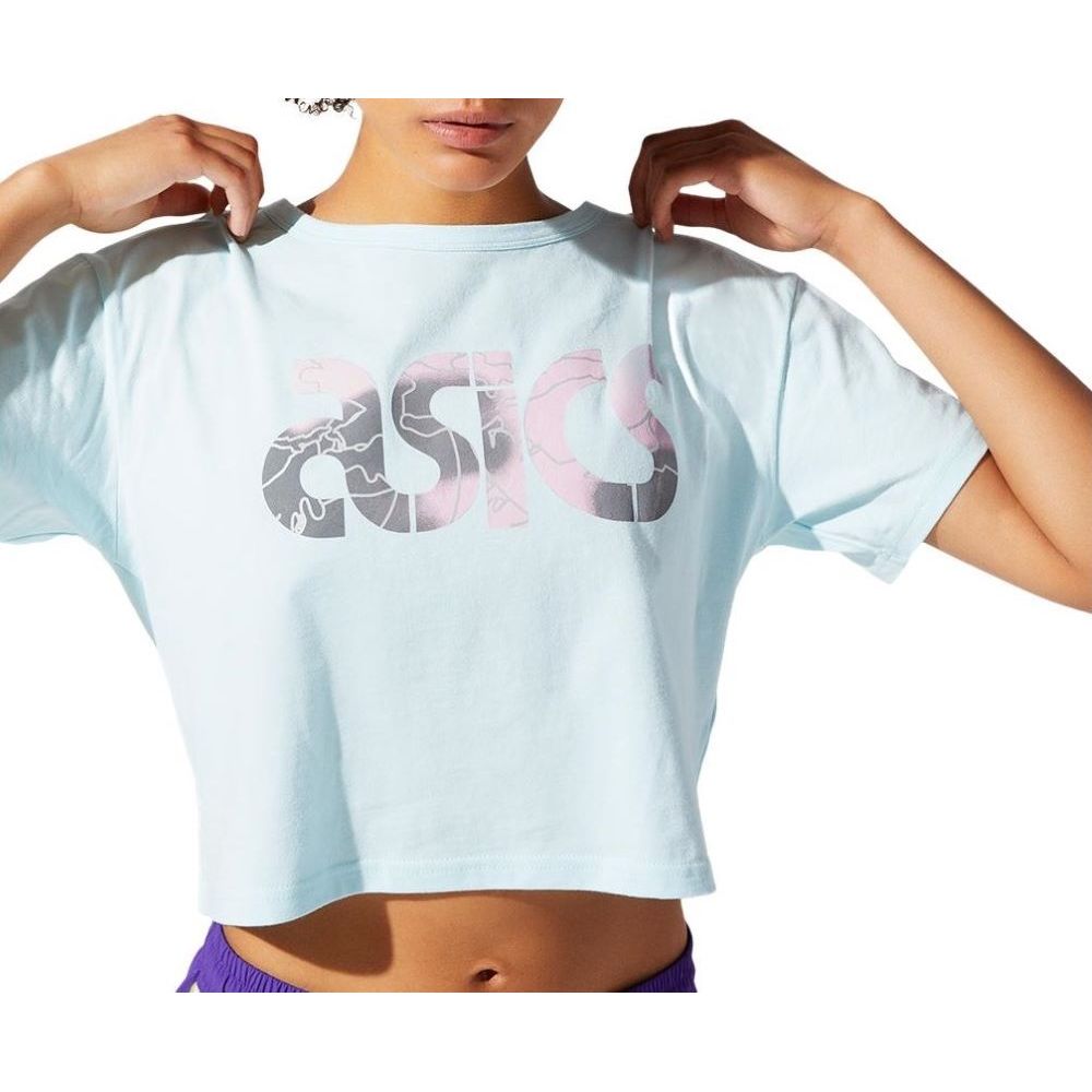 Camiseta ASICS JSY GPX CPD - Feminina - Azul