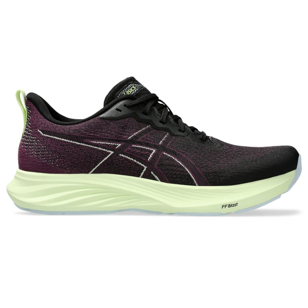 Tênis ASICS Dynablast 4 – Feminino – Preto/Roxo
