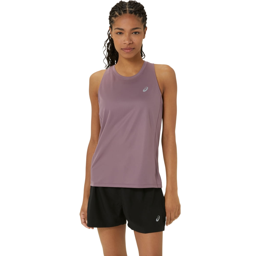 Camiseta Regata ASICS Silver - Feminino - Roxo - tam: PP Menor preço em Camiseta Regata ASICS Silver - Feminino - Roxo - tam: PP