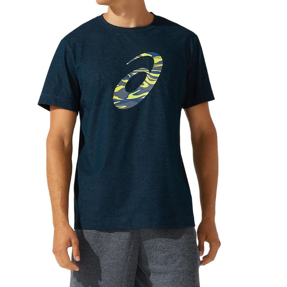 Camiseta ASICS Spiral GPX - Masculino - Azul