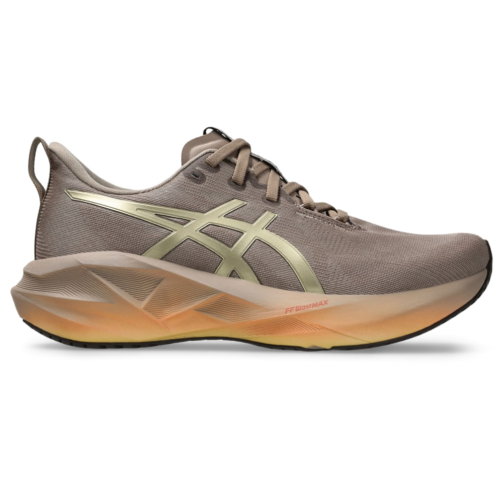 Tênis ASICS Novablast 5 Luxe - Feminino - Dourado/Marrom - tam: 35 Menor preço em Tênis ASICS Novablast 5 Luxe - Feminino - Dourado/Marrom - tam: 35