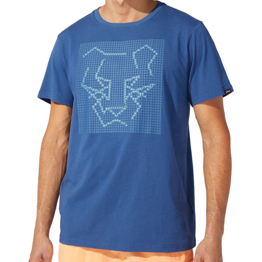 Camiseta ASICS JSY DT GPX - Masculina - Azul