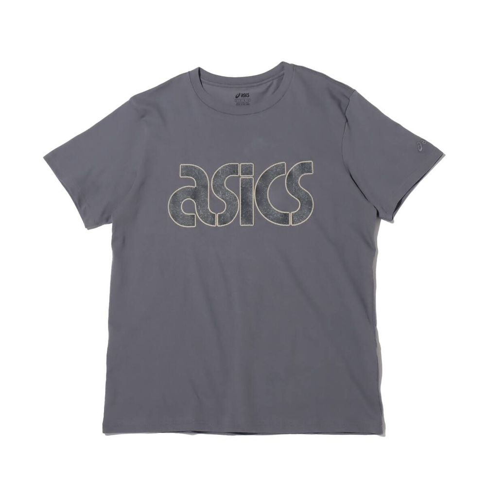 Camiseta ASICS Graphic - Unissex - Cinza