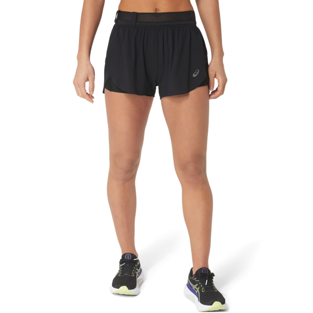 Shorts ASICS Metarun Split - Feminino - Preto
