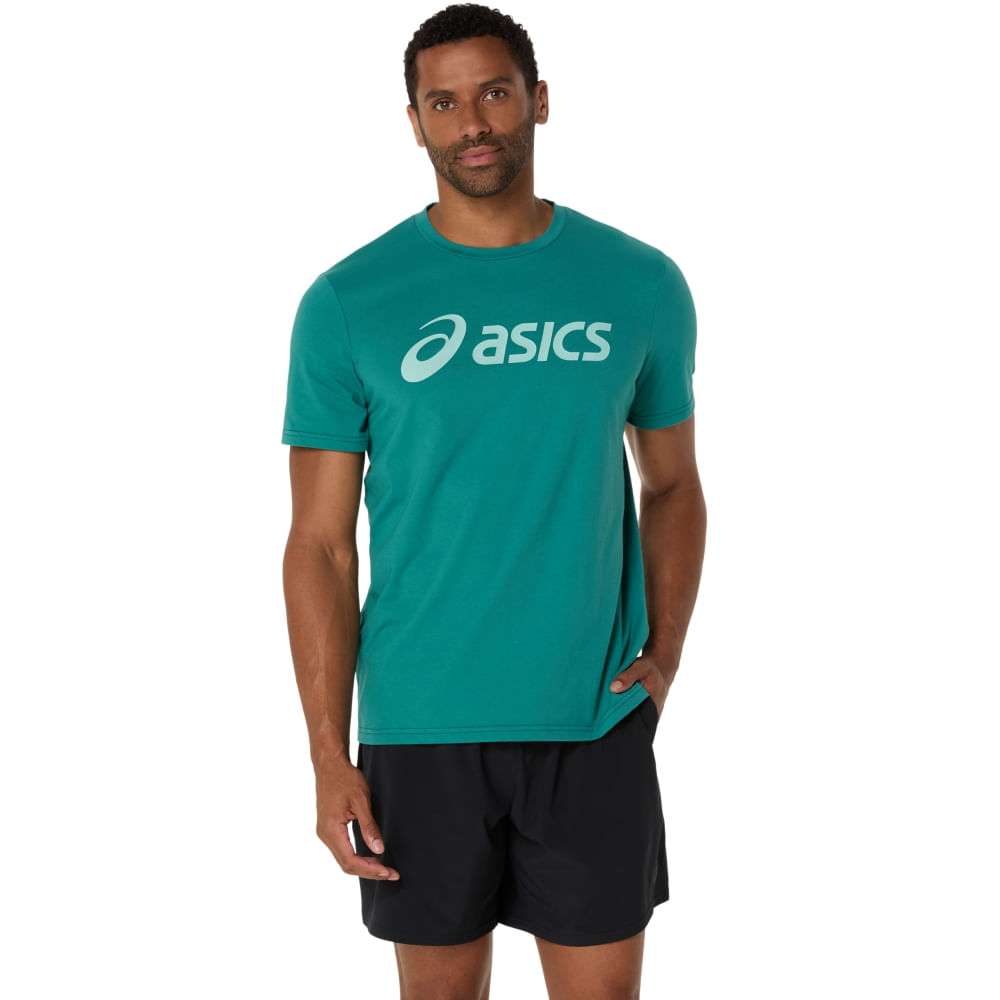 Camiseta ASICS Graphic – Masculino – Verde