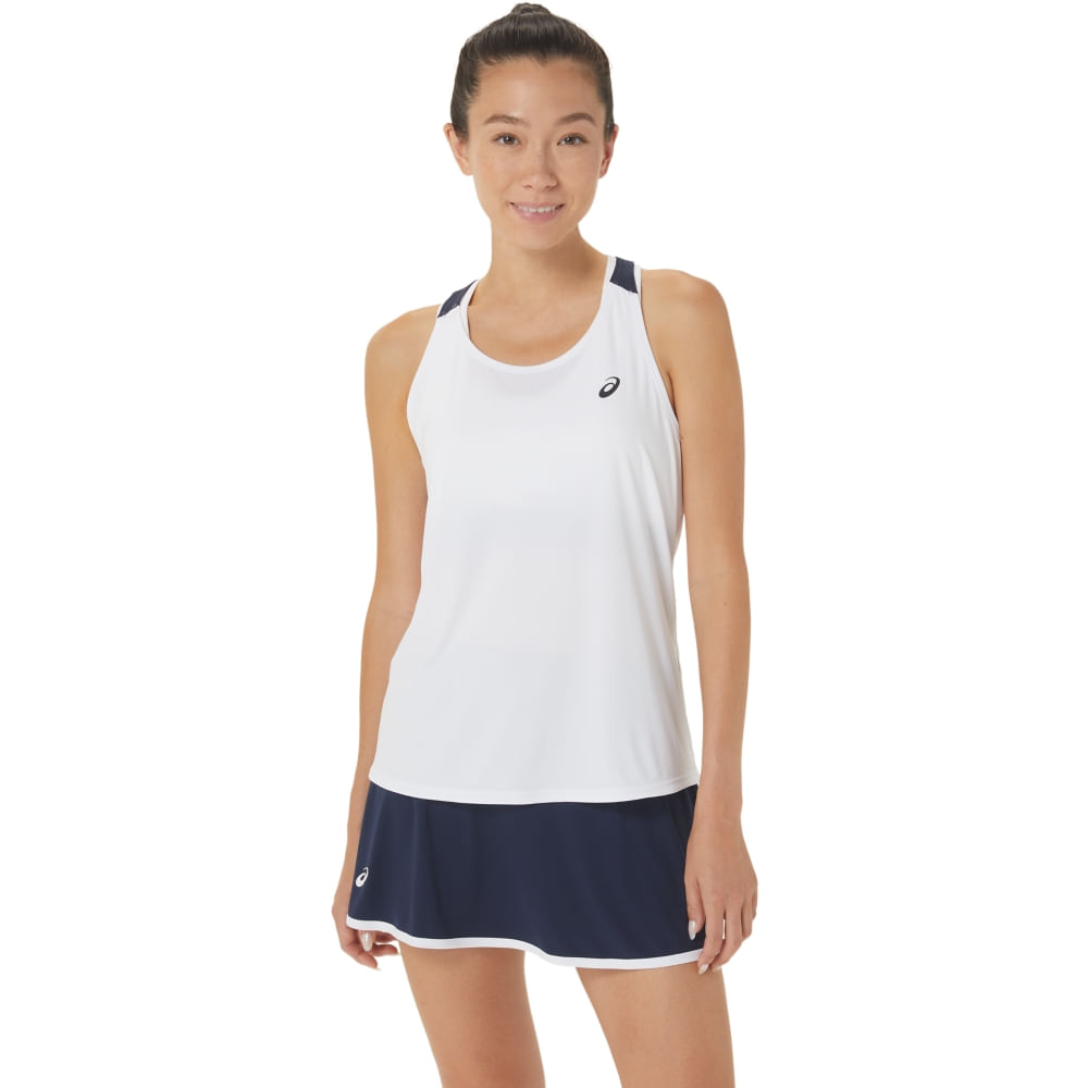 Regata ASICS Court – Feminino – Branco/Azul