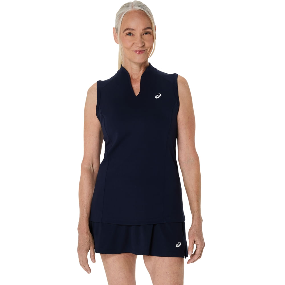 Regata ASICS Court - Feminino - Azul - tam: G
