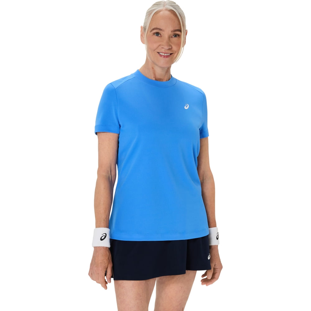 Camiseta ASICS Court - Feminino - Azul - tam: PP