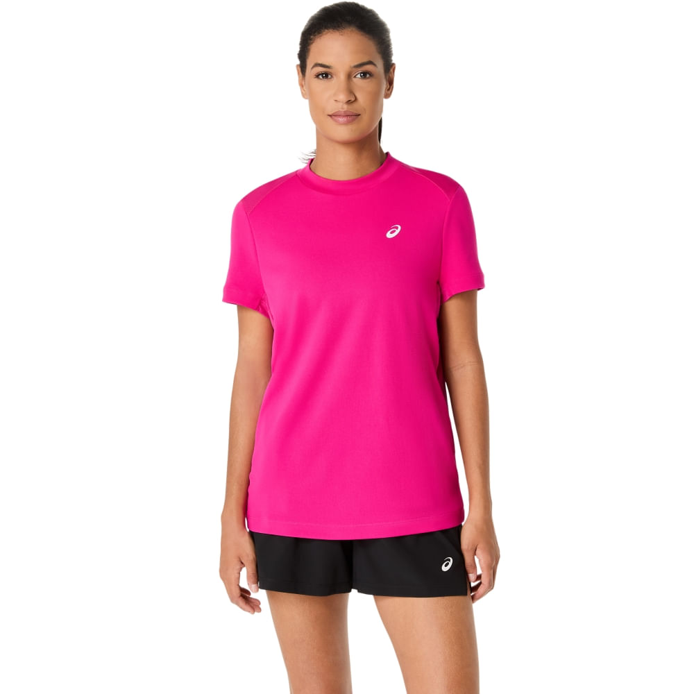 Camiseta ASICS Court – Feminino – Rosa