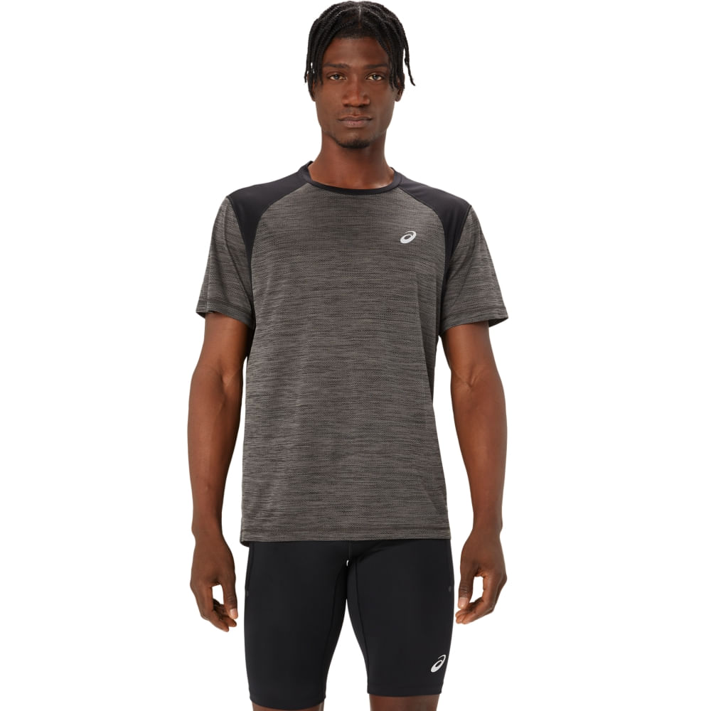 Camiseta ASICS Road - Masculino - Preto - tam: P