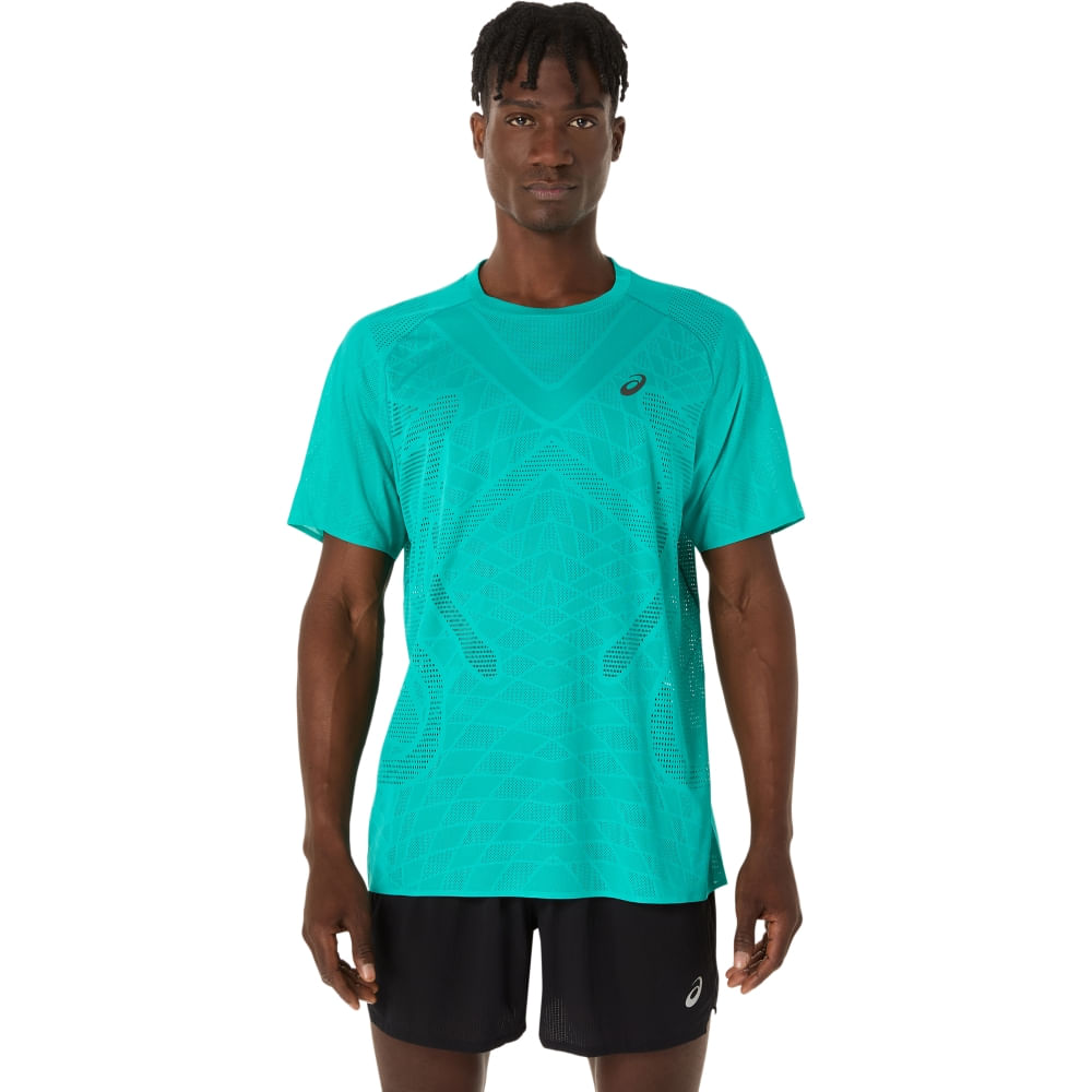 Camiseta ASICS Metarun – Masculino – Verde