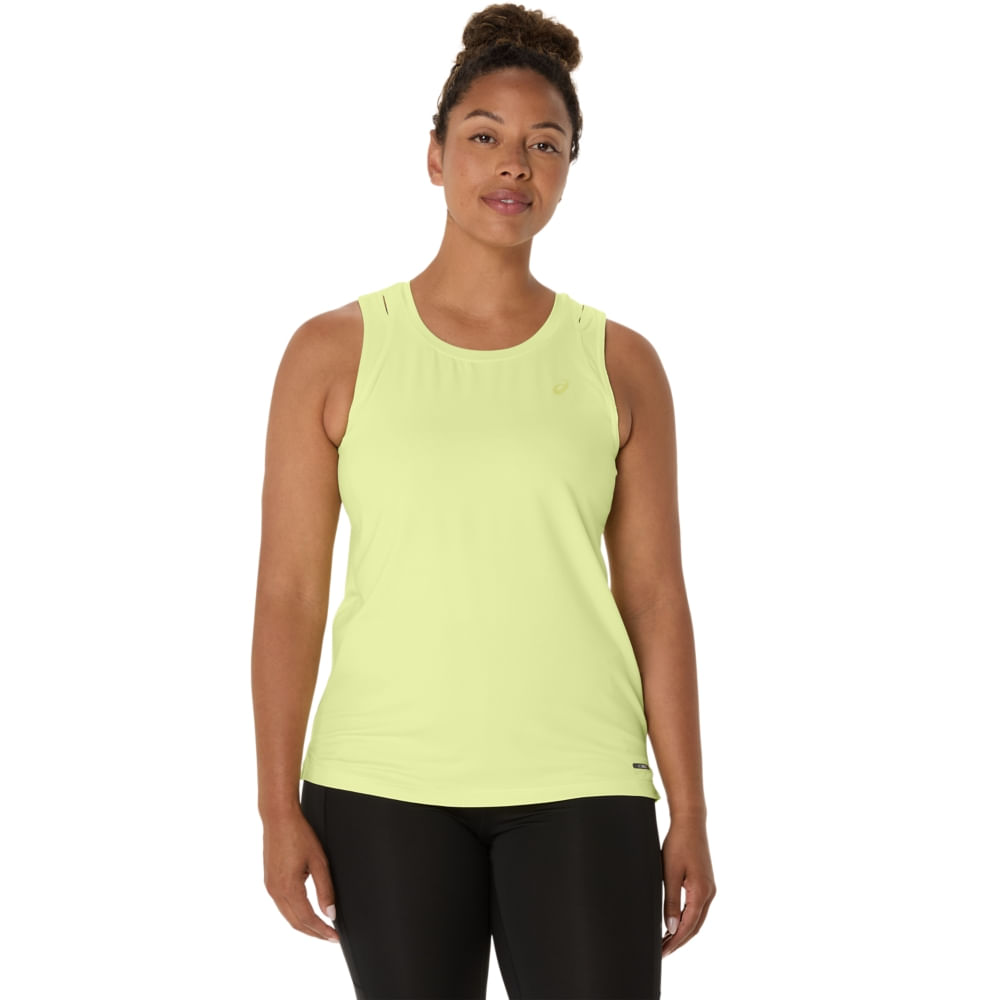 Regata ASICS Actibreeze Jacquard - Feminino - Amarelo - tam: GG