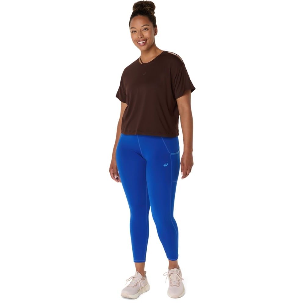 Camiseta ASICS Nagino Flex - Feminino - Marrom - tam: P — foto 10
