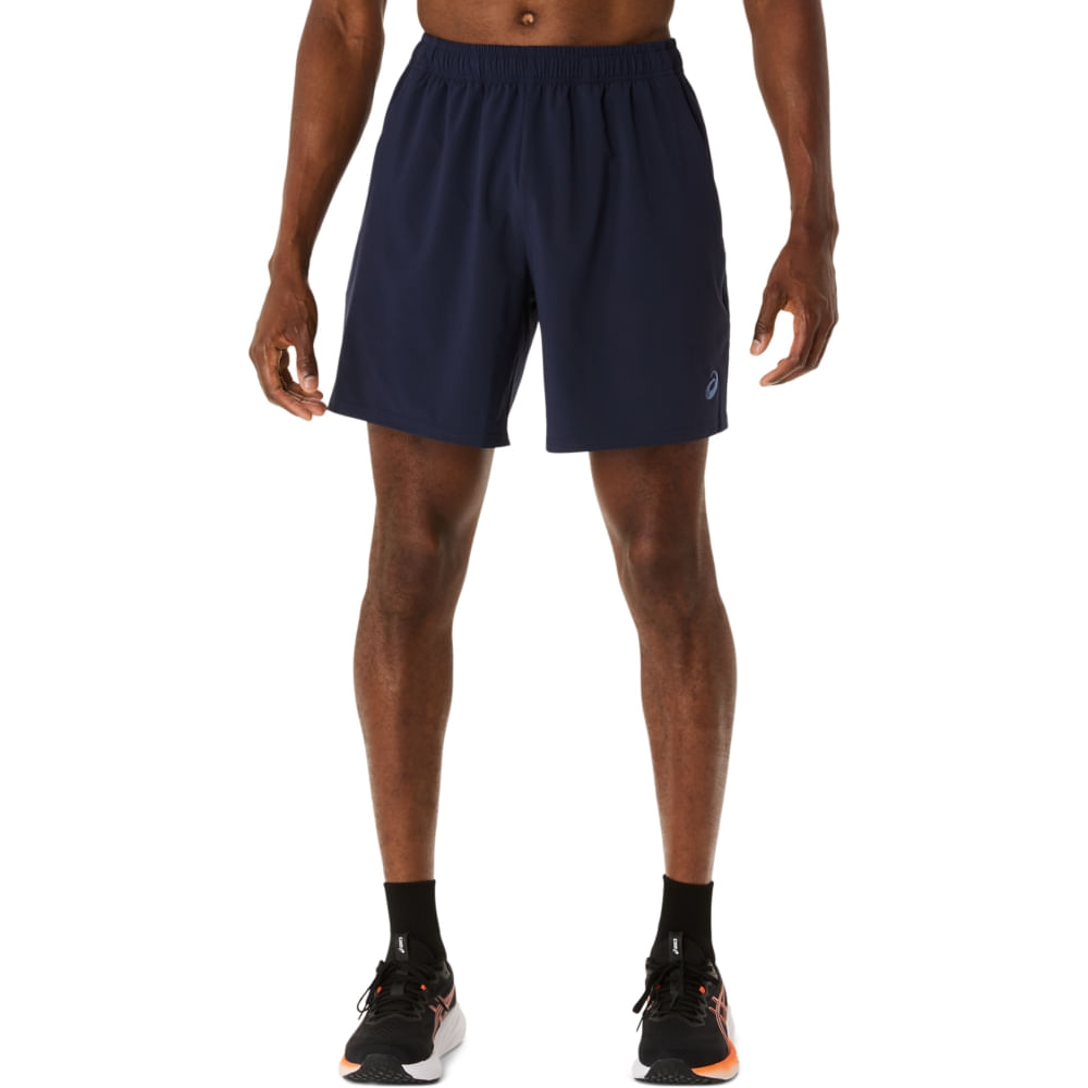 Shorts ASICS Spiral Embroidery Woven 7In – Masculino – Azul