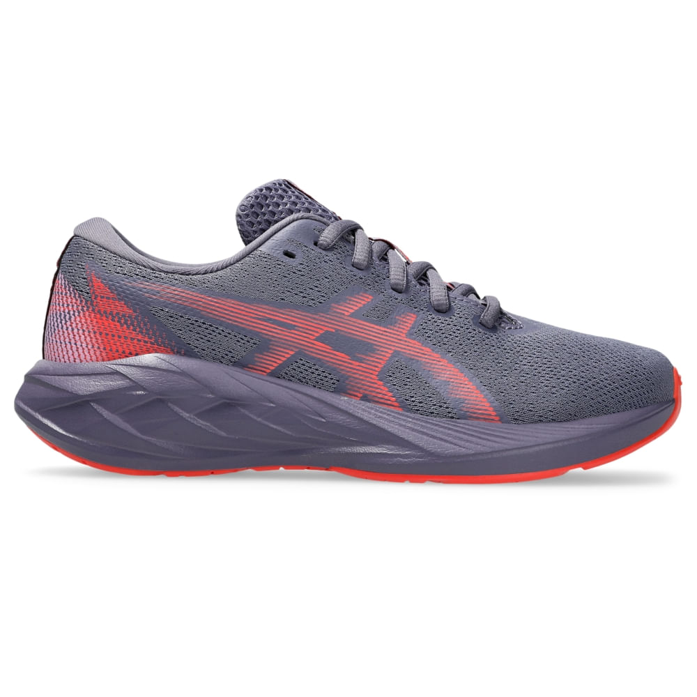 Tênis ASICS Novablast 5 GS – Infantil – Roxo/Rosa