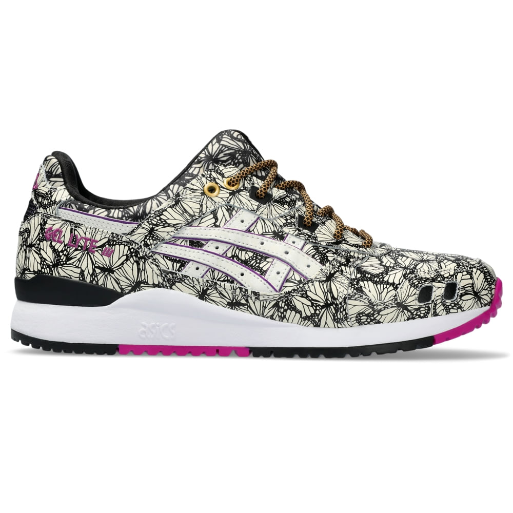 Tênis ASICS GEL-Lyte III OG x ATMOS - Masculino - Bege/Roxo - tam: 36 Menor preço em Tênis ASICS GEL-Lyte III OG x ATMOS - Masculino - Bege/Roxo - tam: 36