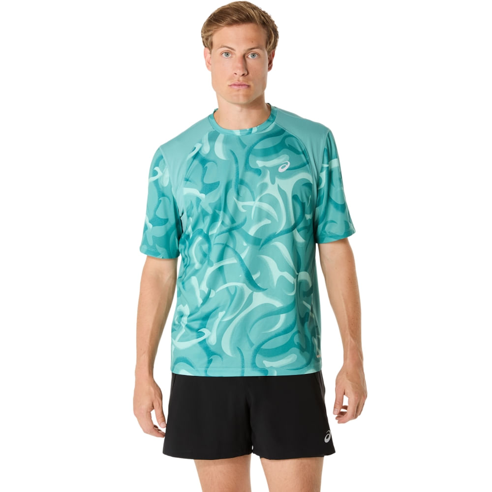 Camiseta ASICS Road Lite-Show – Masculino – Verde