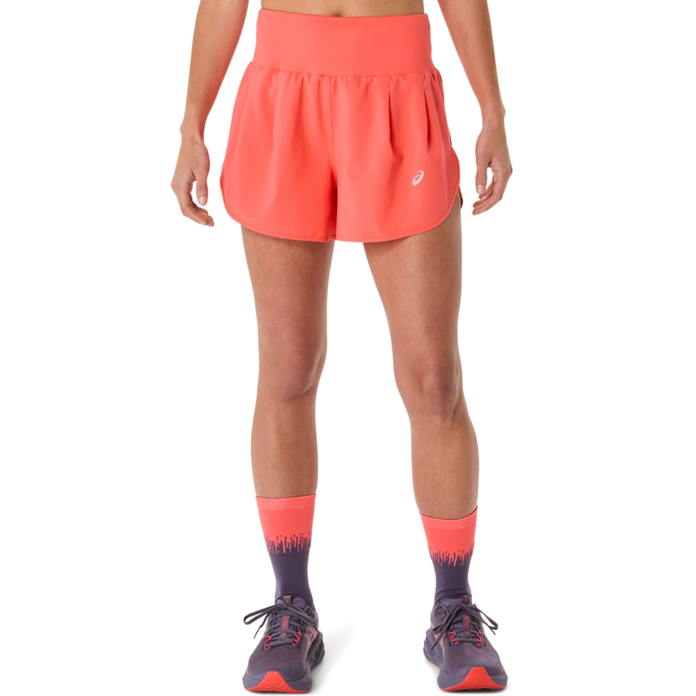 Shorts ASICS Road 3.5In – Feminino – Rosa