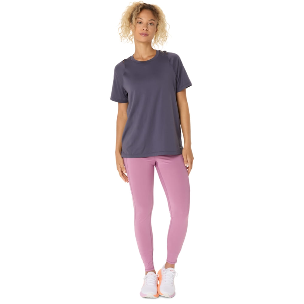 Camiseta ASICS Actibreeze Jacquard - Feminino - Azul - tam: P — foto 7