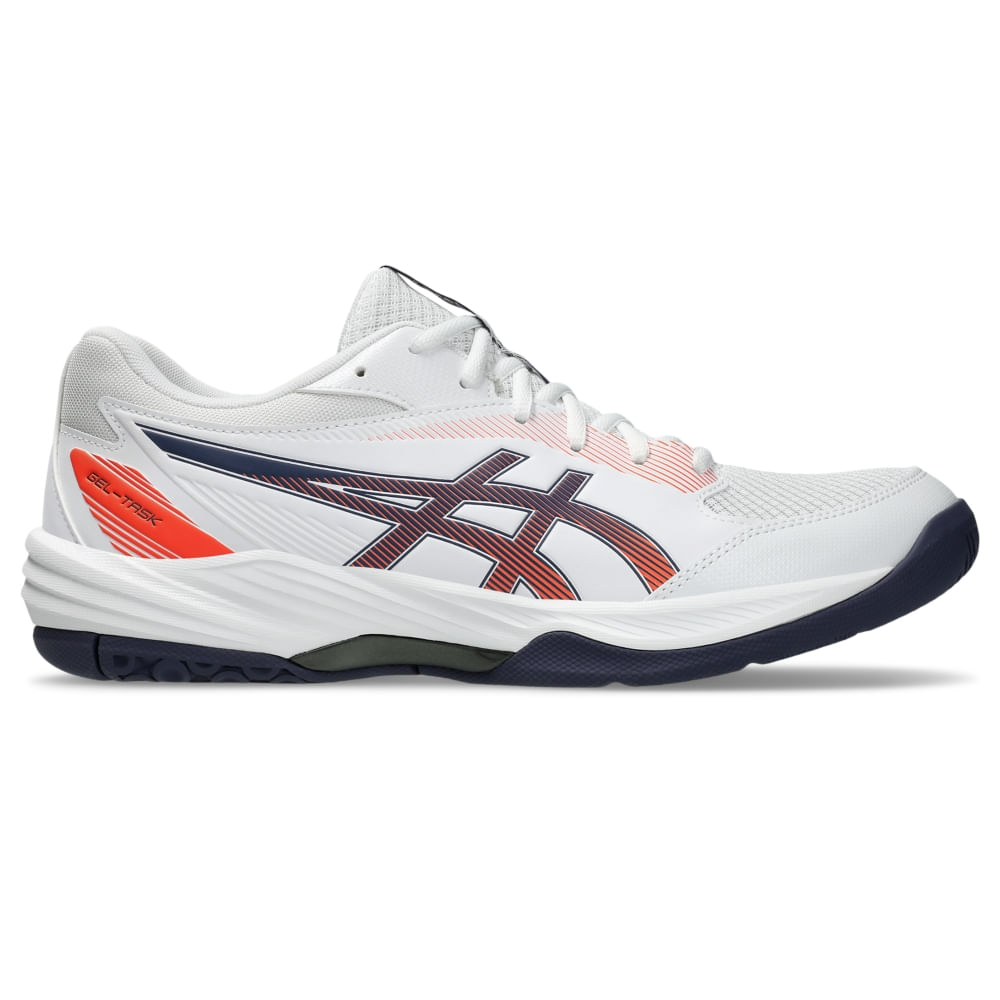 Tênis ASICS Gel-Task 4 - Masculino - Branco/Azul