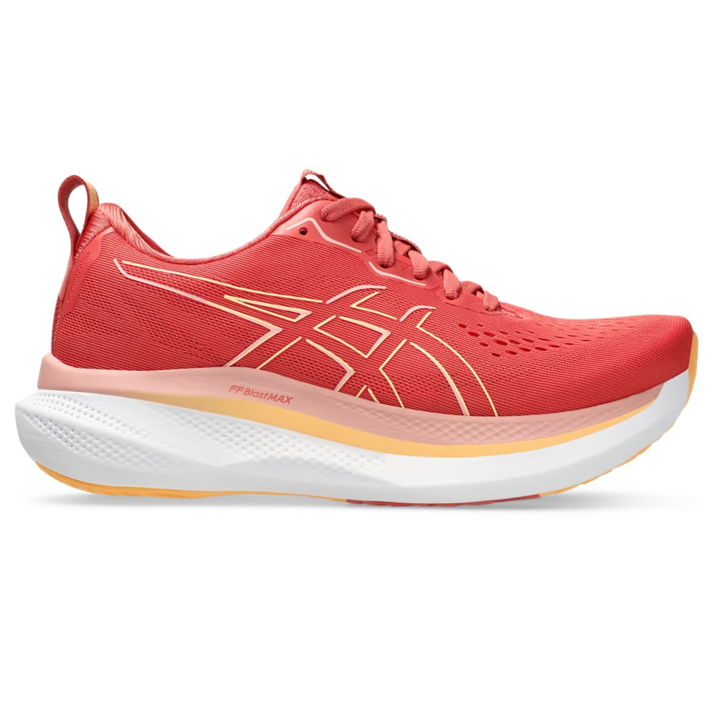 Tênis ASICS Glideride Max - Feminino - Rosa/Laranja - tam: 38