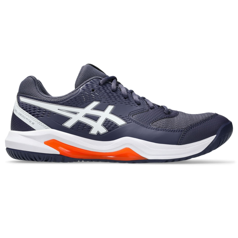 Tênis ASICS GEL-Dedicate 8 - Masculino - Azul/Branco