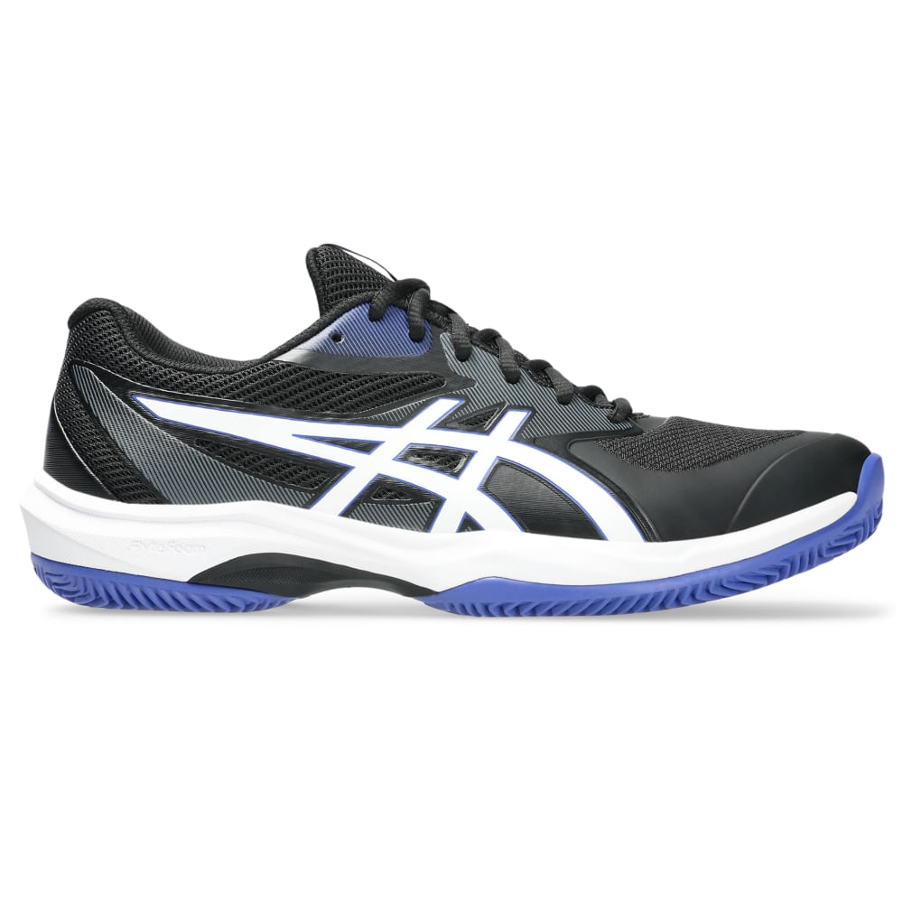 Tênis ASICS Game Ff Saibro/Oc – Masculino – Preto/Branco
