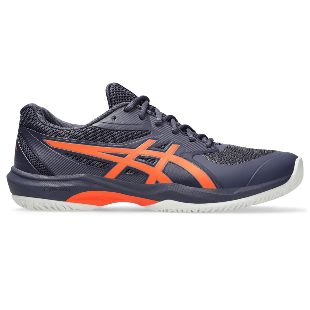 Tênis ASICS Game Ff - Masculino - Azul/Laranja