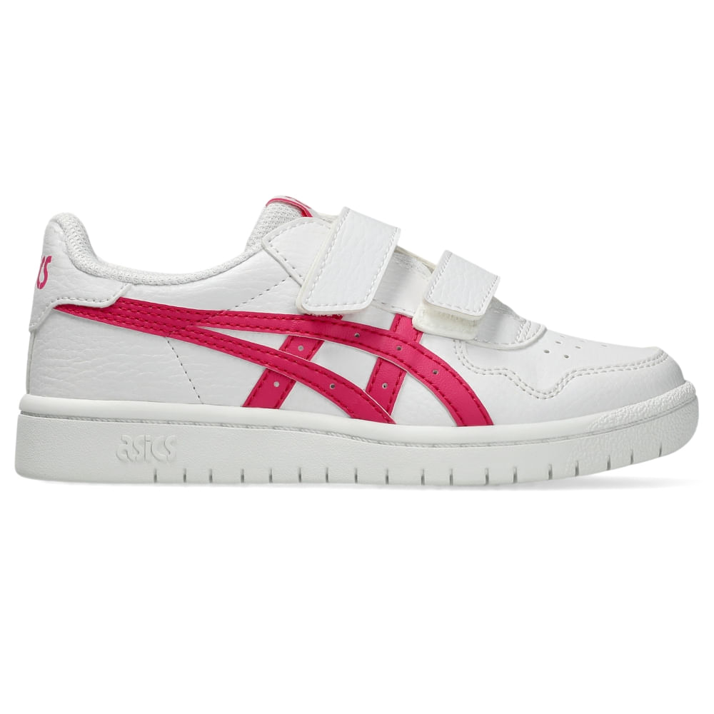 Tênis ASICS Japan S PS - Infantil - Branco/Rosa - tam: 28