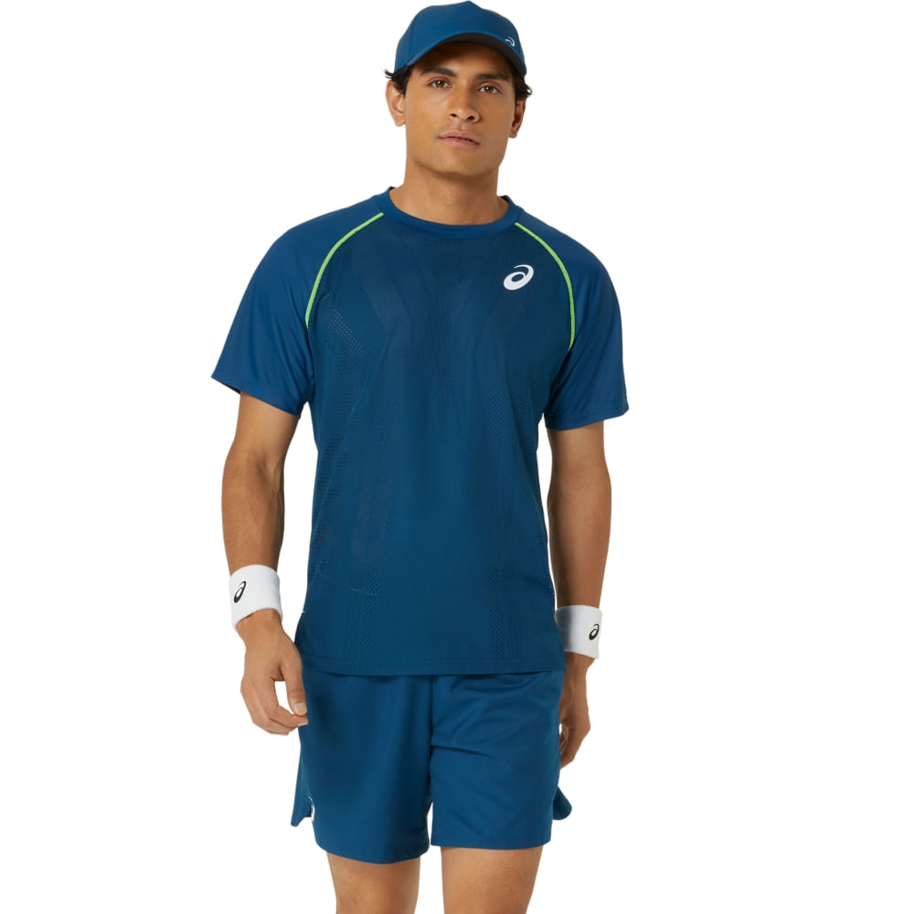 Camiseta ASICS Match Actibreeze – Masculino – Azul