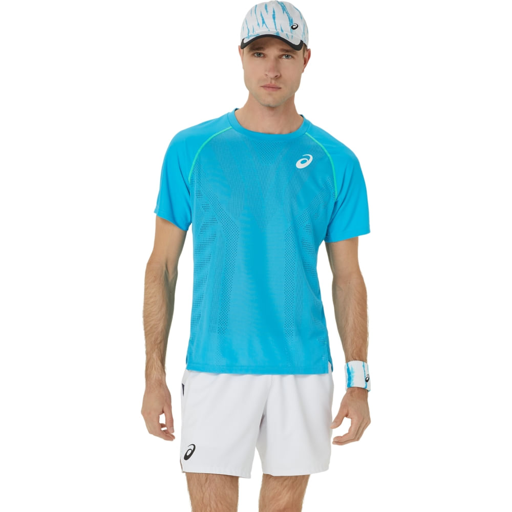 Camiseta ASICS Match Actibreeze – Masculino – Azul
