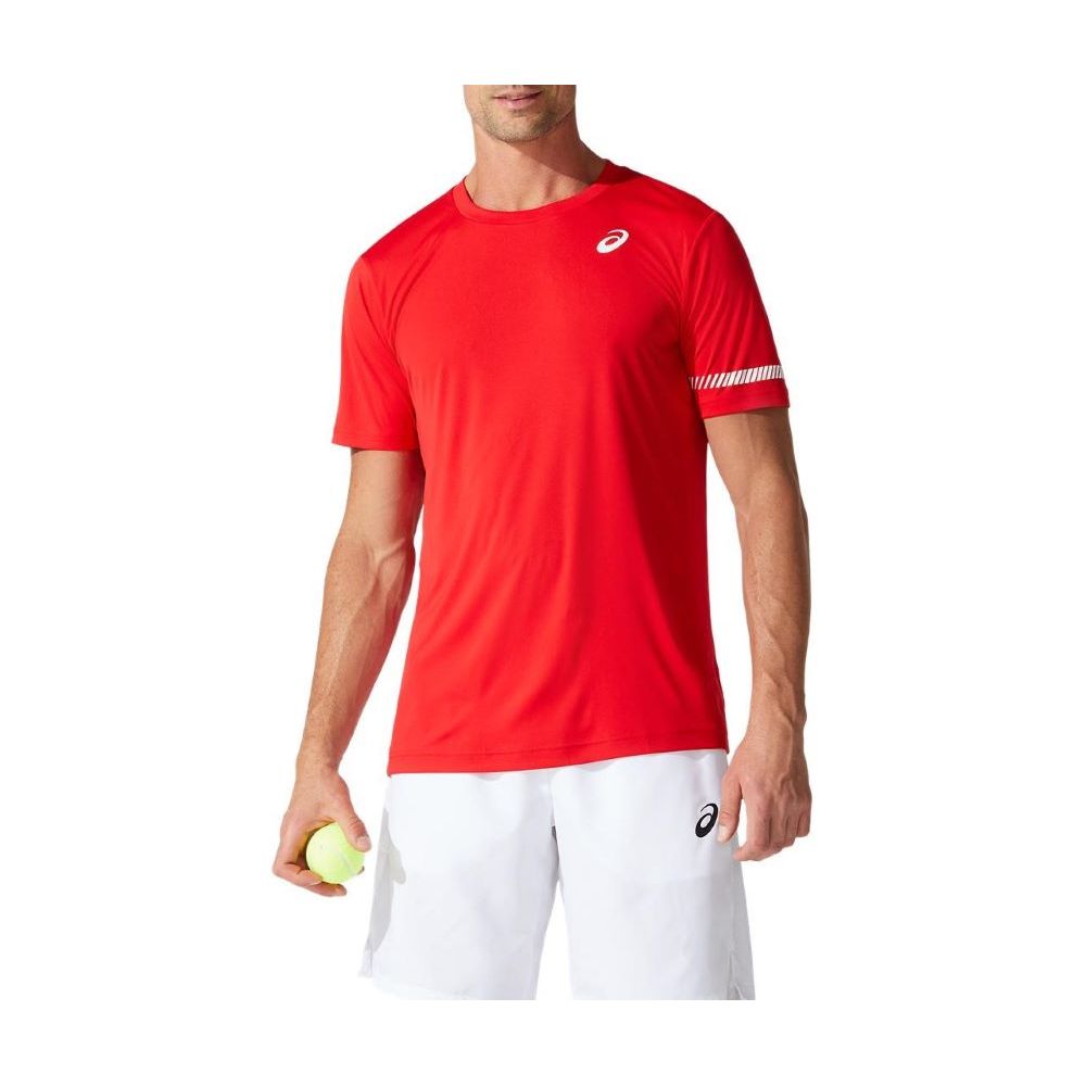 Camiseta ASICS Court - Masculina - Vermelha