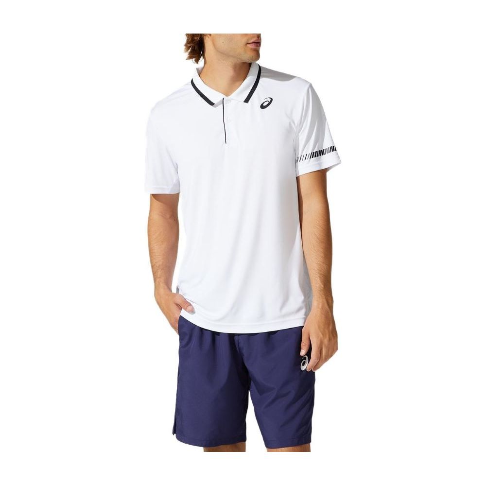 Camisa Polo ASICS Court - Masculina - Branca