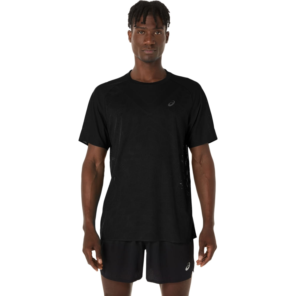 Camiseta ASICS Metarun - Masculino - Preto